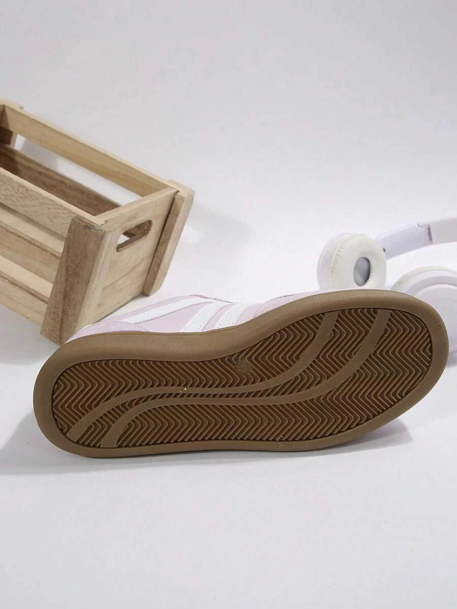 Sneakersy Harbor Court z różową gumową podeszwą