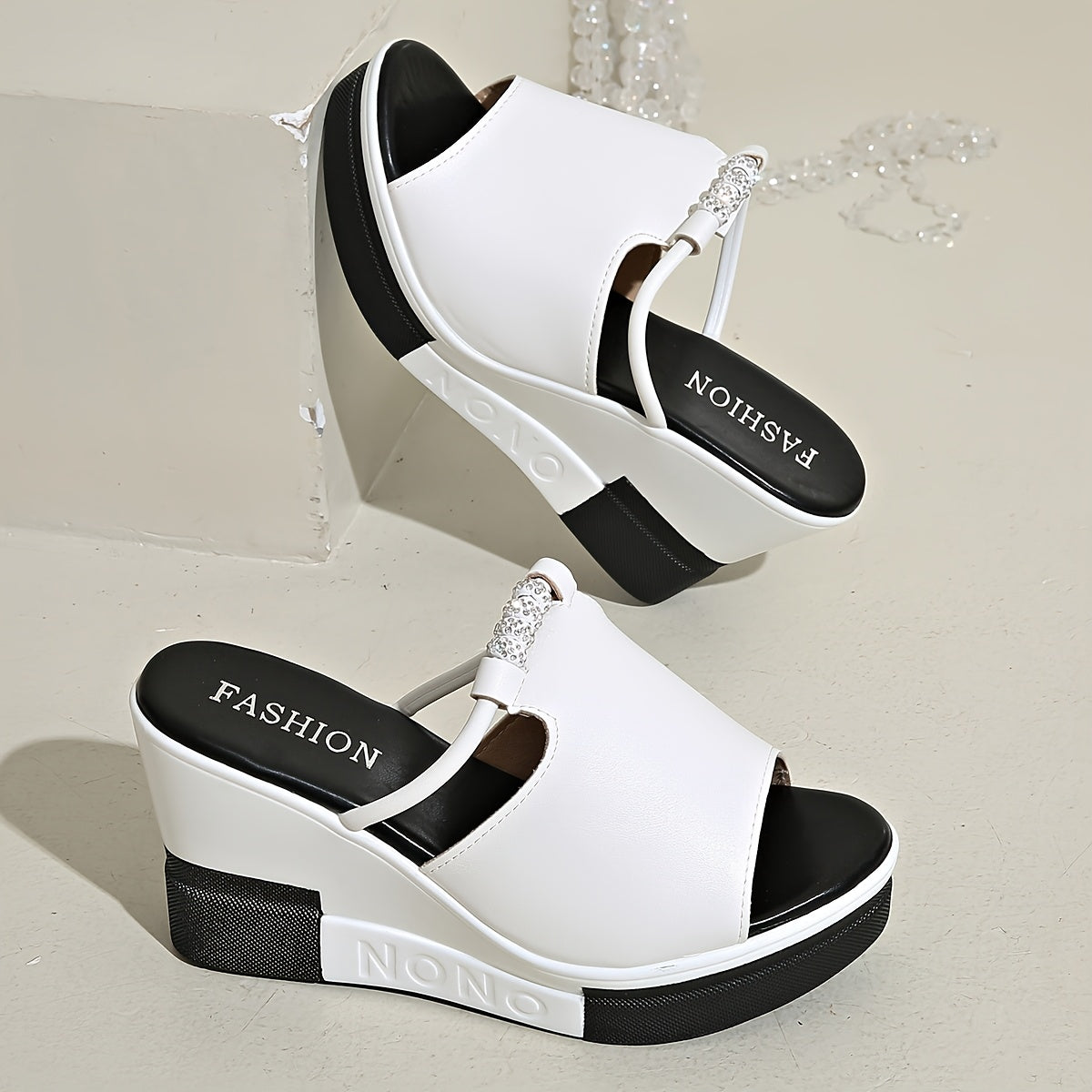 Elevate Wedge Slide Sandals