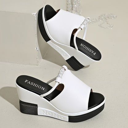 Elevate Wedge Slide Sandals