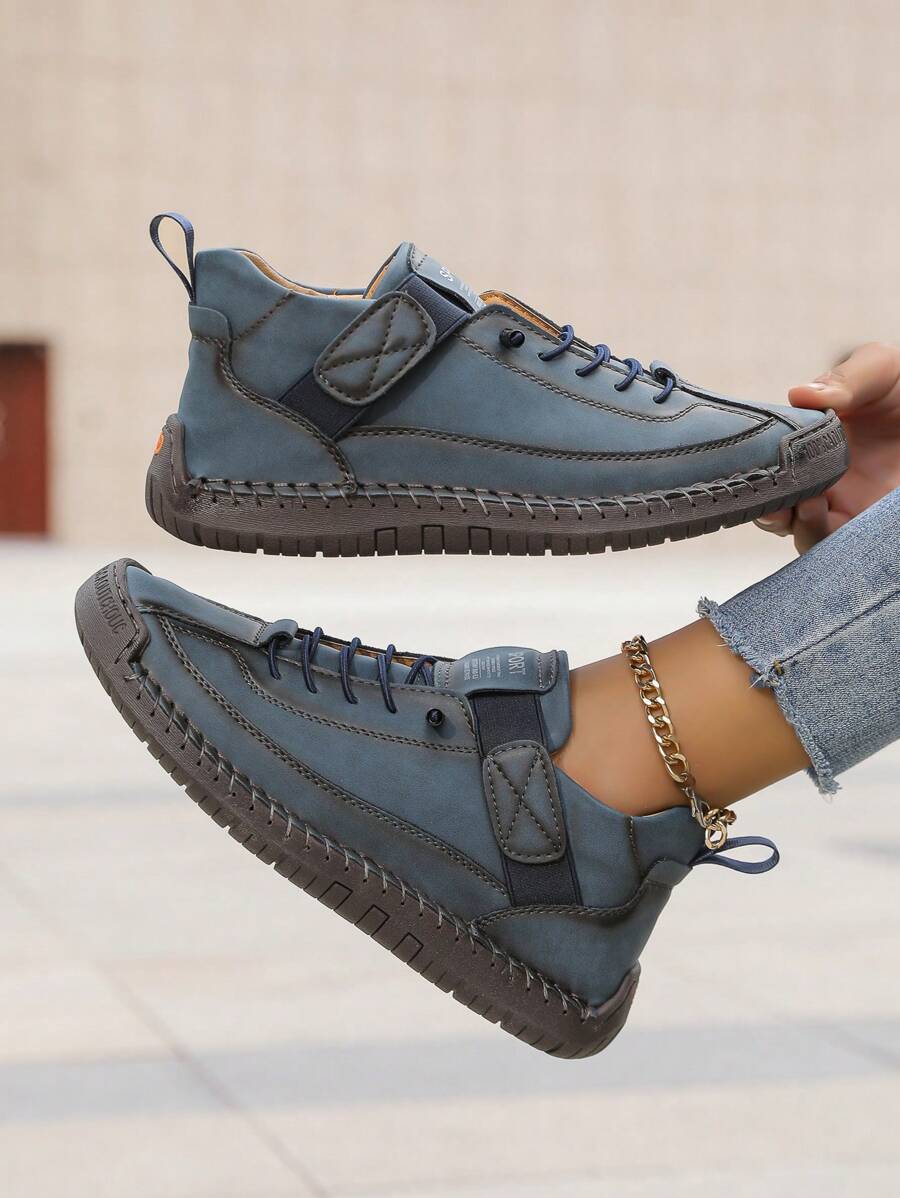 Damskie Wsuwane Botki w Stylu Brytyjskim