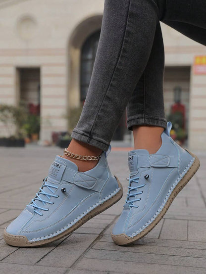 Damskie Wsuwane Botki w Stylu Brytyjskim