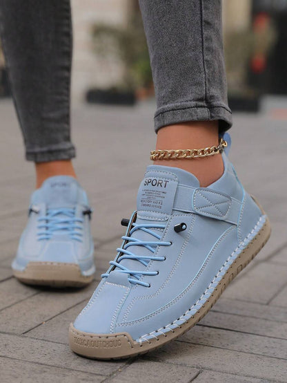 Damskie Wsuwane Botki w Stylu Brytyjskim