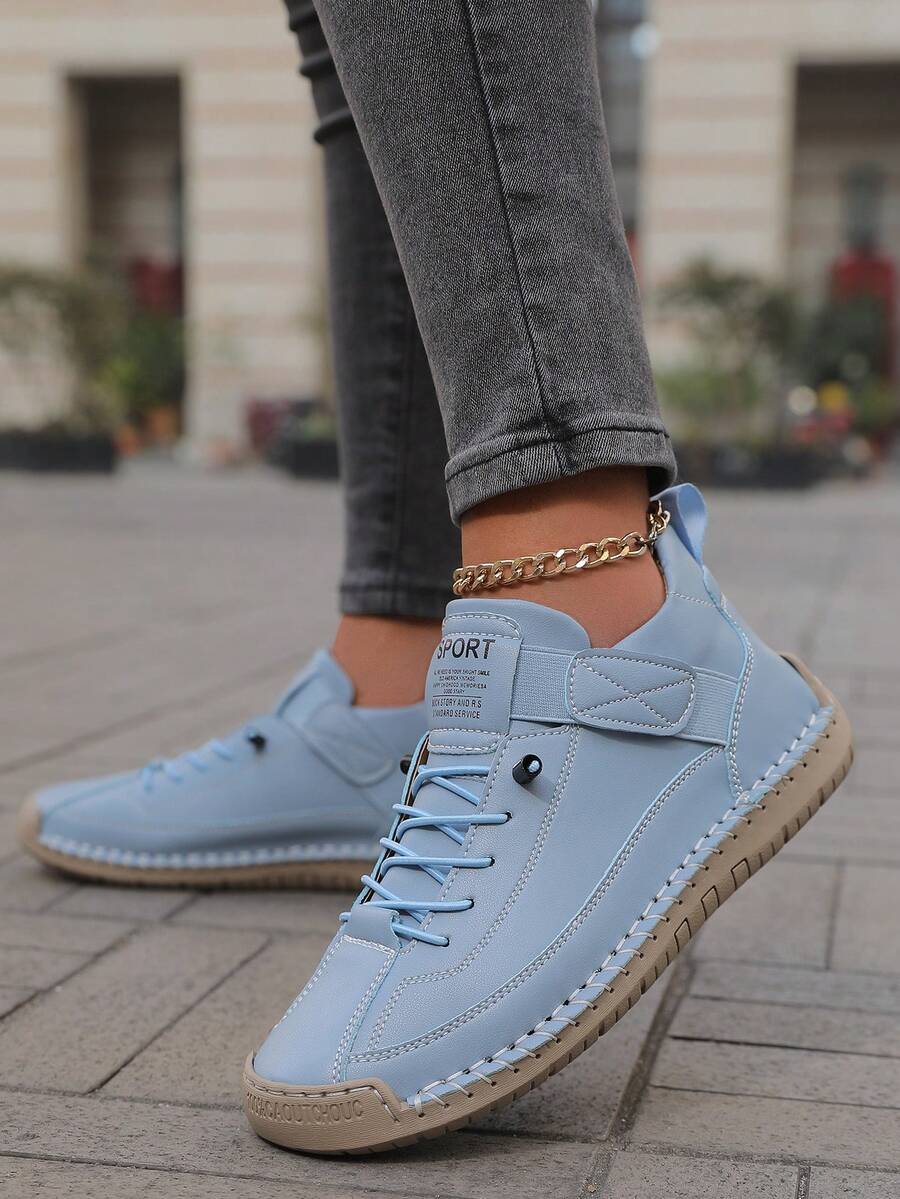 Damskie Wsuwane Botki w Stylu Brytyjskim