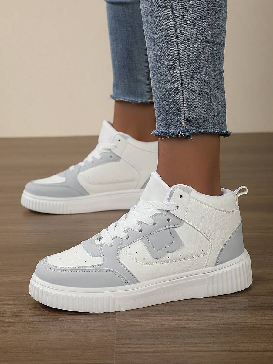 Damskie Casualowe High-Top Wygodne Sneakersy