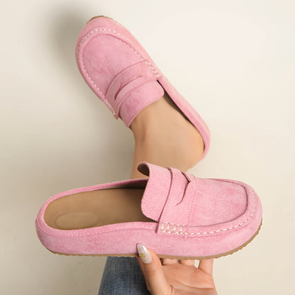 SoftStep Suede Mule Loafers