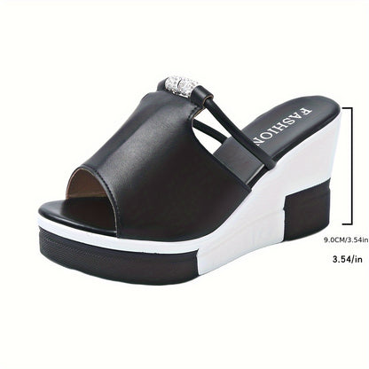 Elevate Wedge Slide Sandals