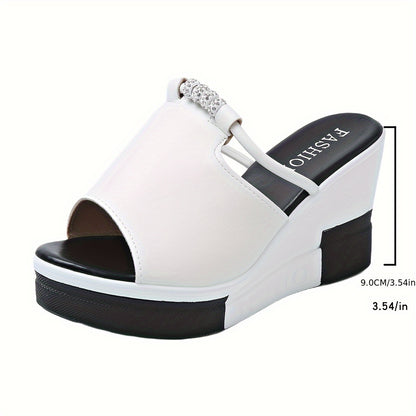 Elevate Wedge Slide Sandals
