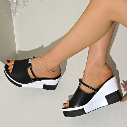 Elevate Wedge Slide Sandals