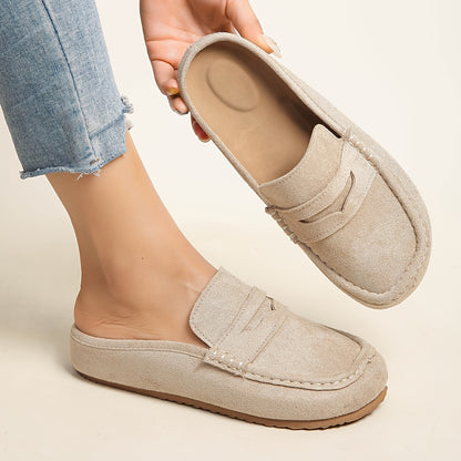 SoftStep Suede Mule Loafers