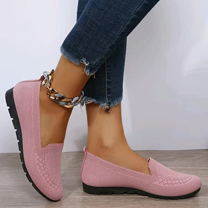 KnitEase Slip-On Loafers
