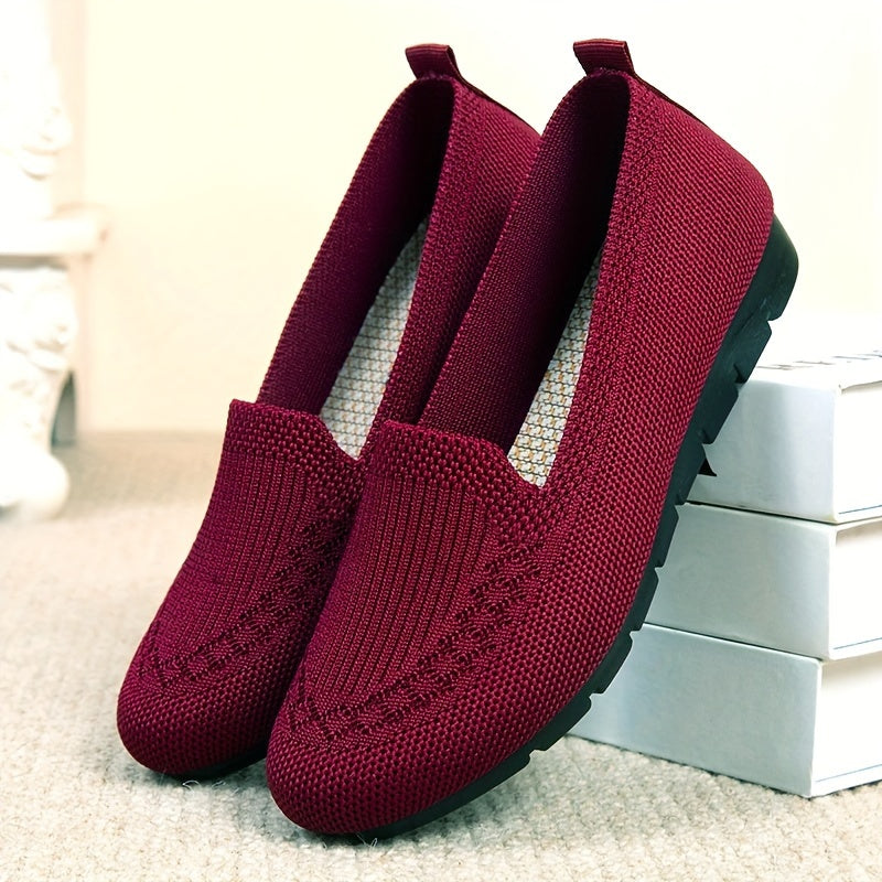 KnitEase Slip-On Loafers
