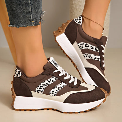 CloudLane Stripe volnočasové | Leopard hnědá