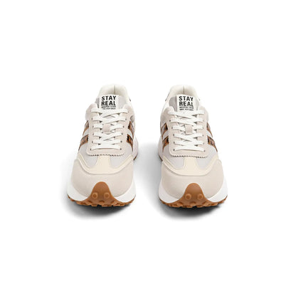 CloudLane Stripe volnočasové | Leopard Off-bílá