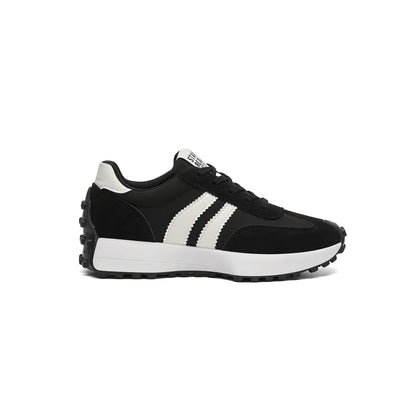 CloudLane Stripe Casual | Schwarz