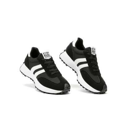 CloudLane Stripe Casual | Schwarz
