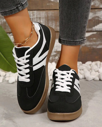 Sneakersy Harbor Court z różową gumową podeszwą