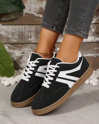 Sneakersy Harbor Court z różową gumową podeszwą