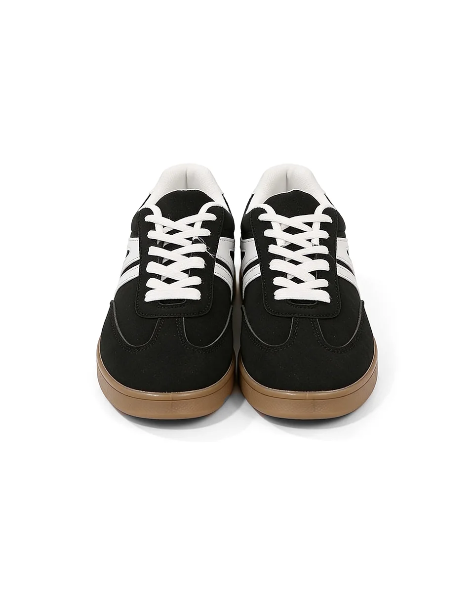 Sneakersy Harbor Court z różową gumową podeszwą