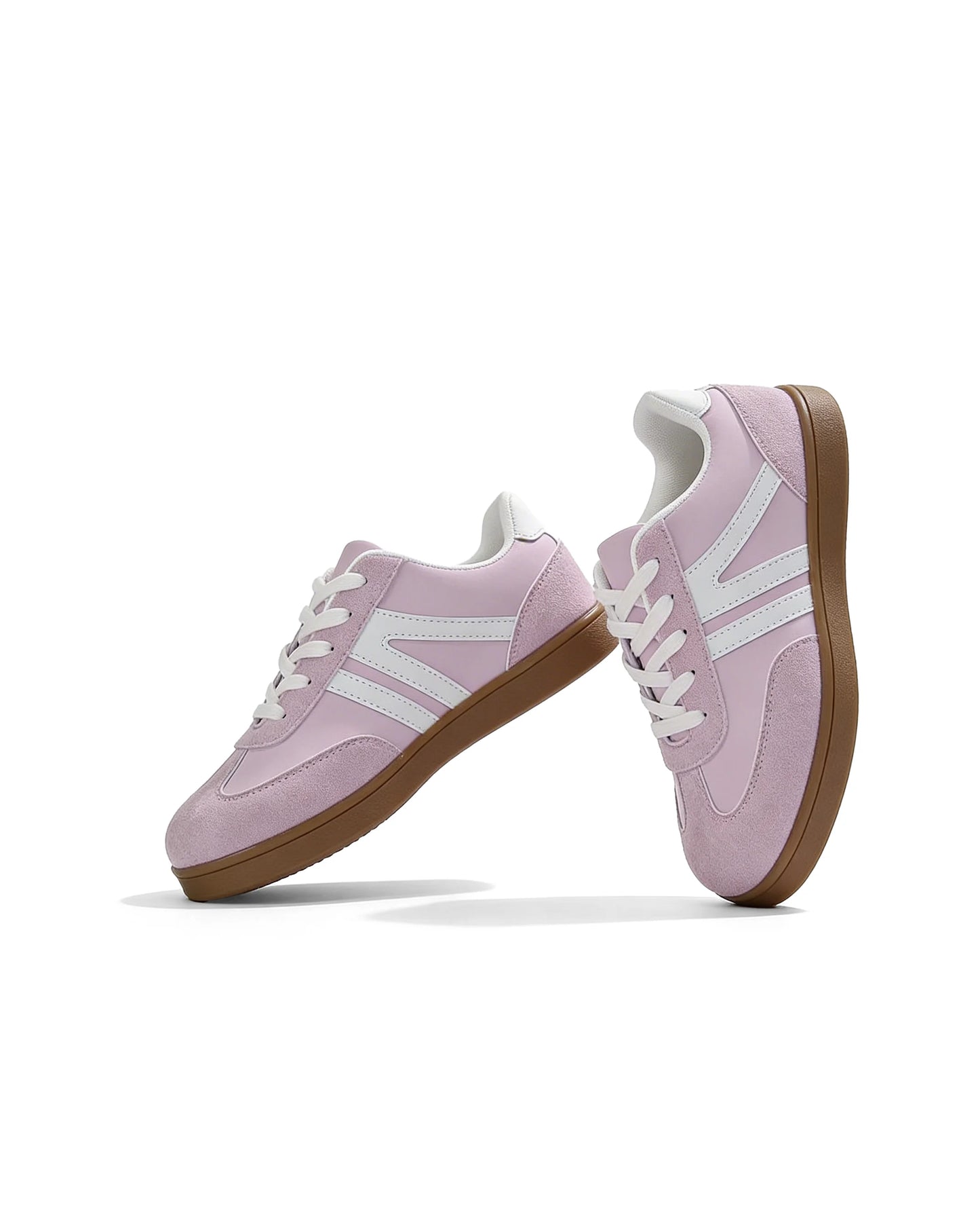 Sneakersy Harbor Court z różową gumową podeszwą