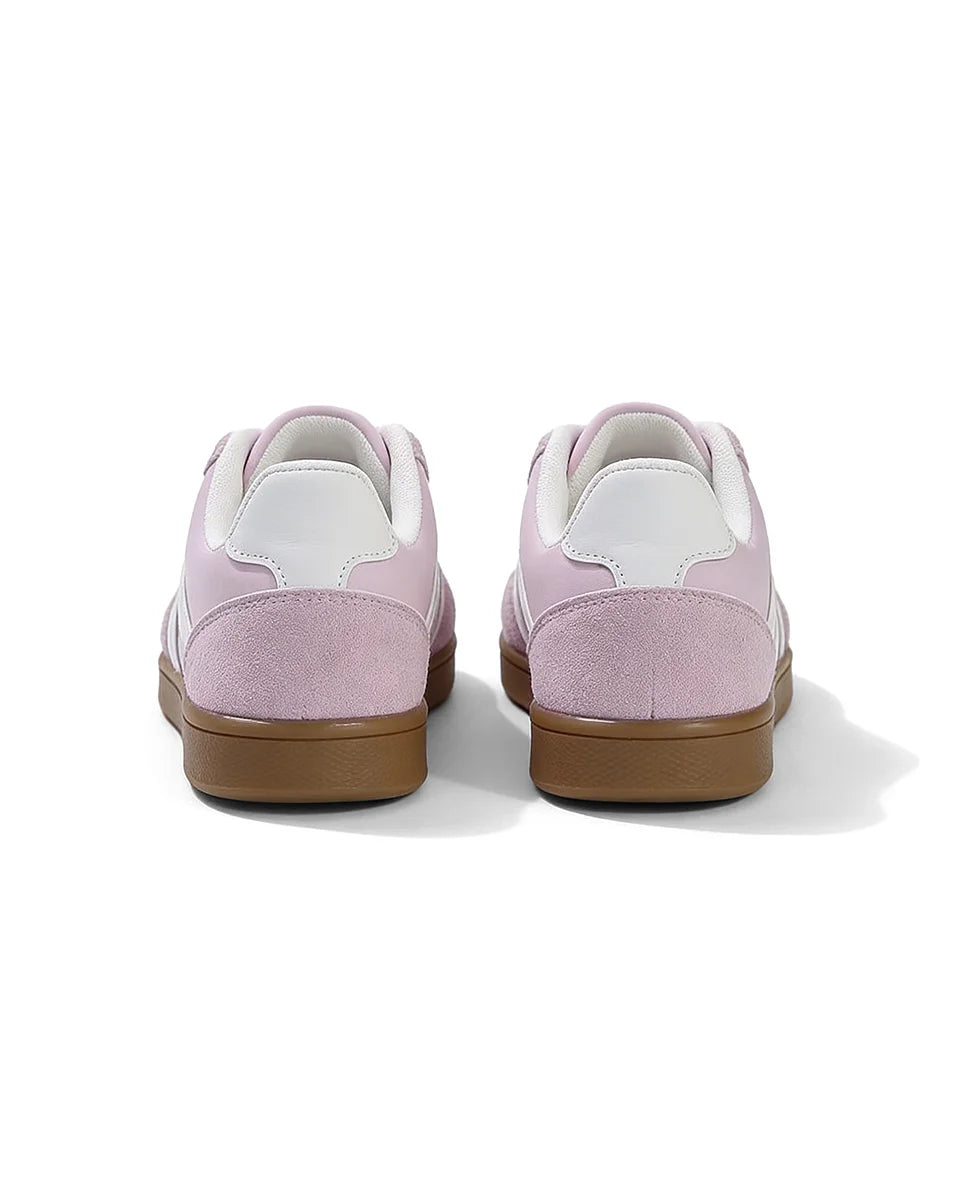 Sneakersy Harbor Court z różową gumową podeszwą