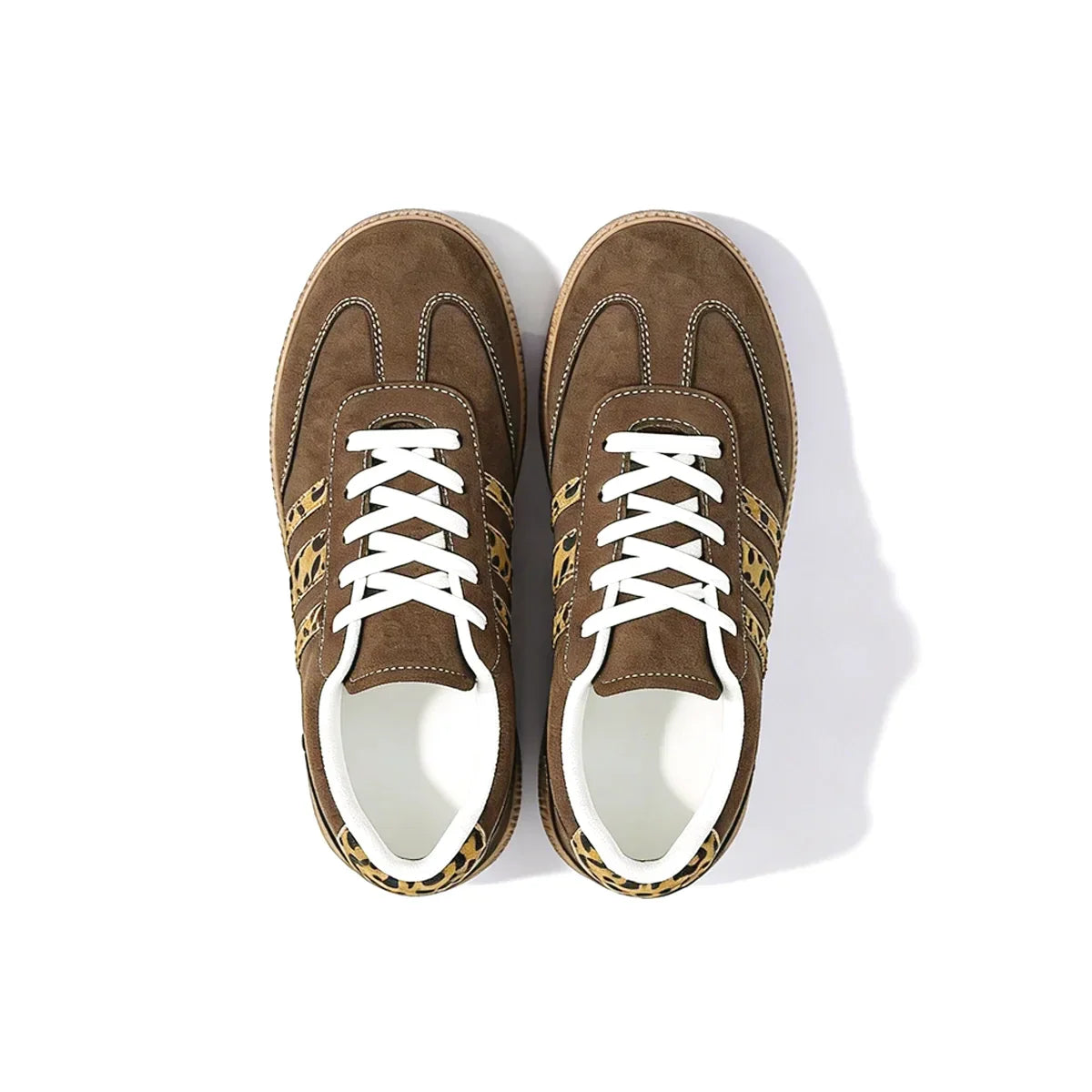 Samba Retro Brown Leopard Sneakers
