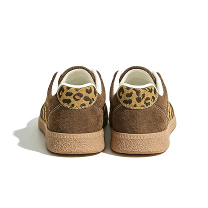 Samba Retro Brown Leopard Sneakers