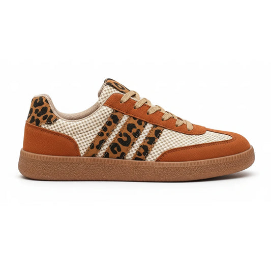 Samba Retro Sneakers Women Casual Leopard