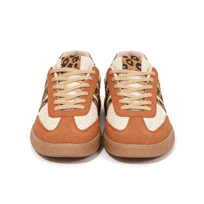 Samba Retro Braun/Beige Leopard-Sneaker
