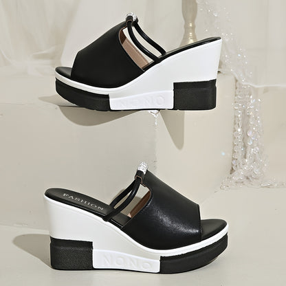 Elevate Wedge Slide Sandals