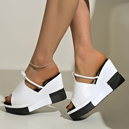 Elevate Wedge Slide Sandals
