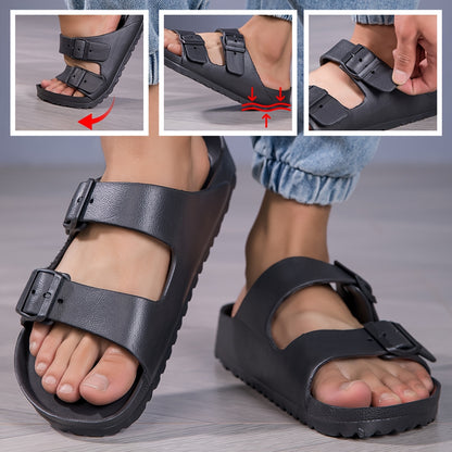 Mono Buckle Comfort Slides