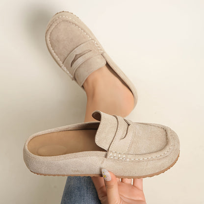 SoftStep Suede Mule Loafers