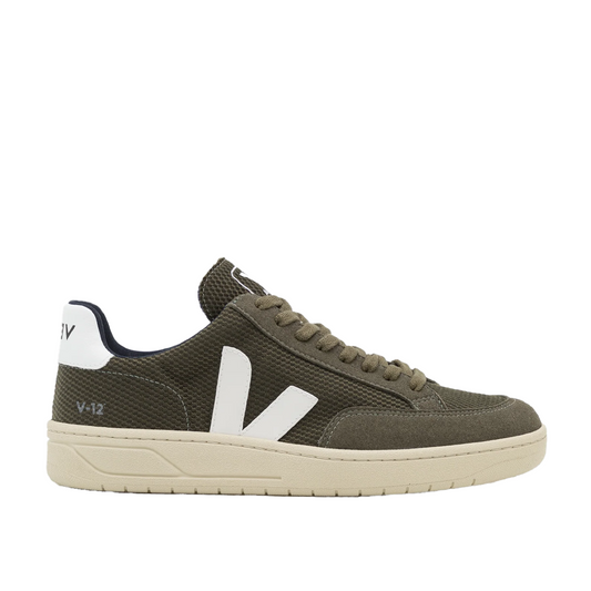 Veja V-12 B-Mesh (Olive / White)